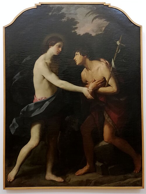 Jesus Meets John the Baptist, , Guido Reni