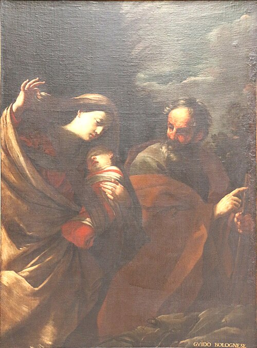 La fuite en Egypte, , Guido Reni