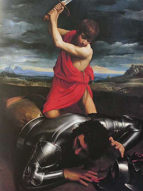 David décapitant Goliath, 1607, Guido Reni