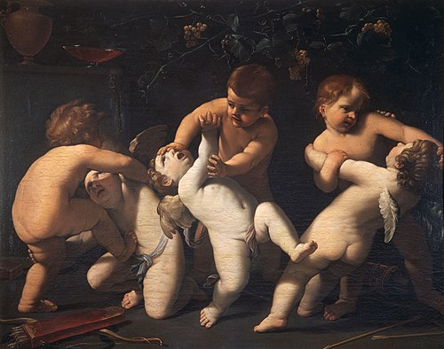 Fighting Putti, 1625, Guido Reni