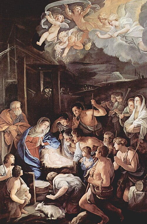 Adoration of the shepherds, 1641, Guido Reni