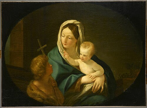 Vierge à l'Enfant avec saint Jean Baptiste, 1650, Guido Reni