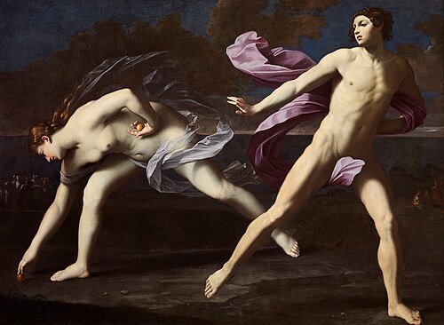 Atalante et Hippomène, 1620, Guido Reni