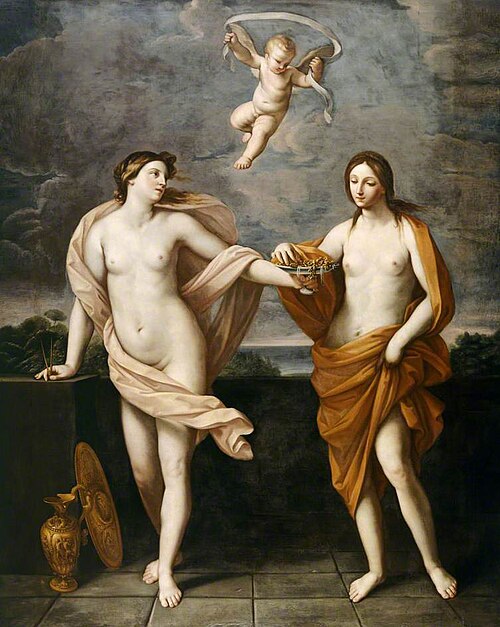 Liberality and Modesty, 1700, Guido Reni