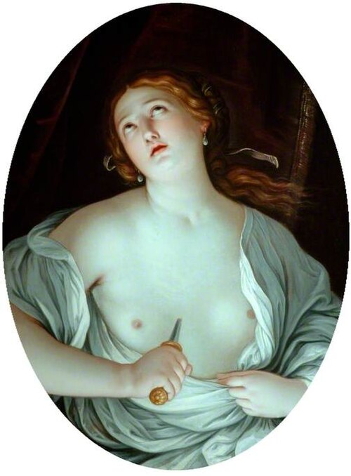 The Death of Lucretia, , Guido Reni