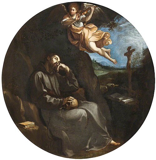 Angel Appearing to Saint Francis, , Guido Reni