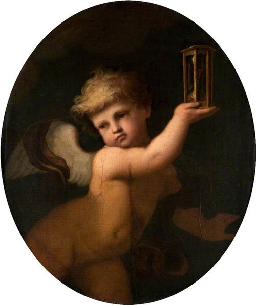 Cupid with an Hour-Glass, , Guido Reni