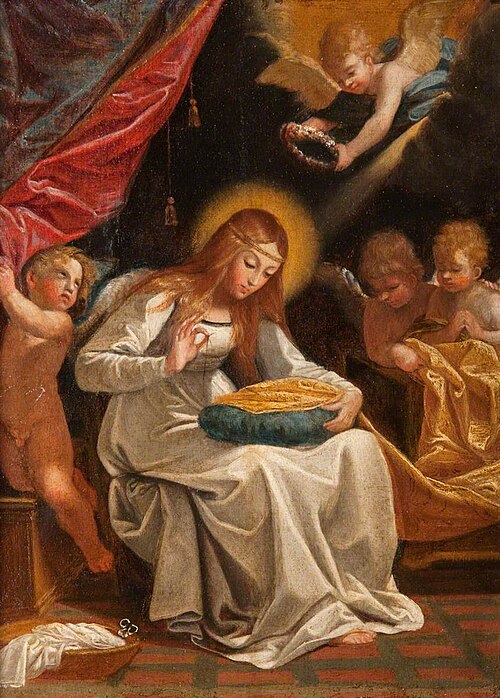The Virgin Sewing, 1606, Guido Reni