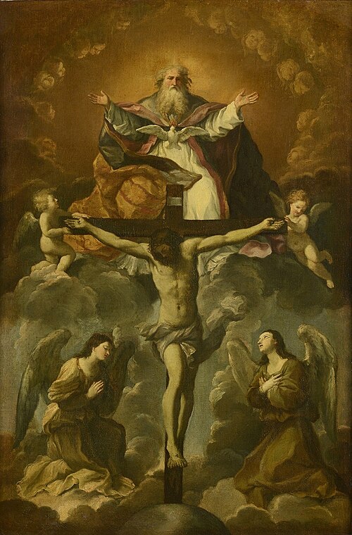 The Holy Trinity adored by Angels, , Guido Reni
