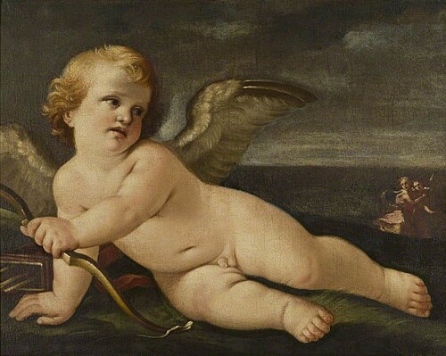 Cupid with His Bow, , Guido Reni