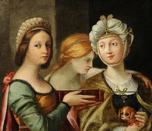 Three Female Figures, , Guido Reni
