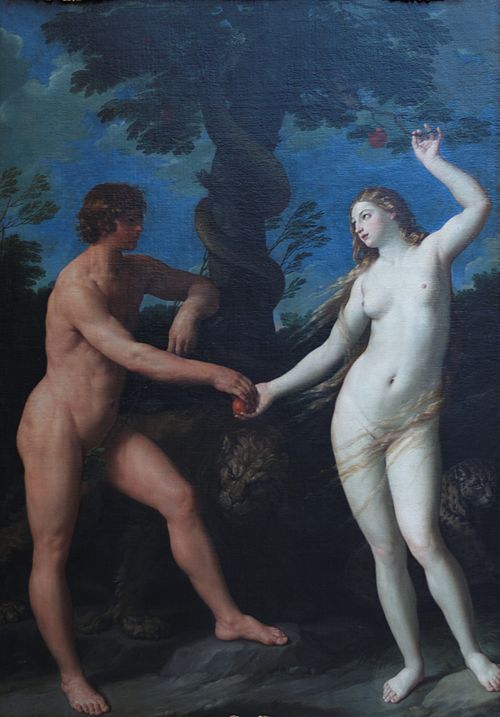 Adam et Ève au Paradis, 1620, Guido Reni