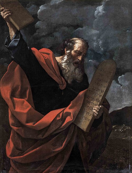 Moïse brisant les Tables de la Loi, 1624, Guido Reni
