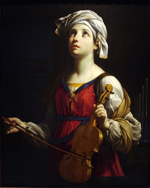 Saint Cecilia, 1606, Guido Reni