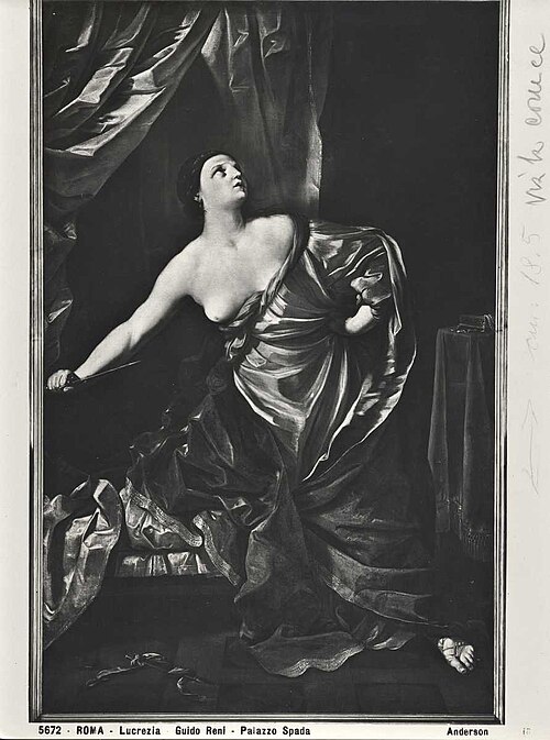 Death of Lucrezia, 1650, Guido Reni