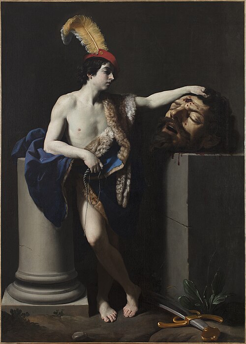 David tenant la tête de Goliath, 1624, Guido Reni