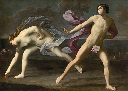 Hippomenes and Atalanta, 1618, Guido Reni