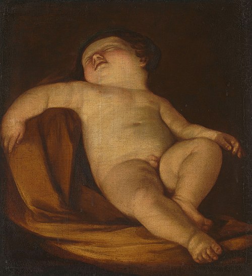 Sleeping Putto, 1663, Guido Reni