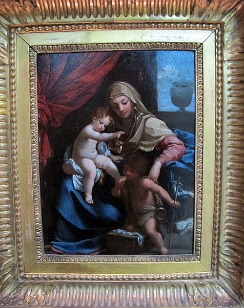 Madonna and Child with St. John the Baptist, 1606, Guido Reni
