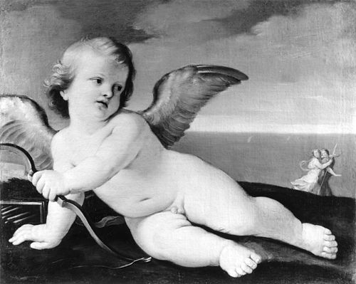 Cupid with a Bow, 1650, Guido Reni