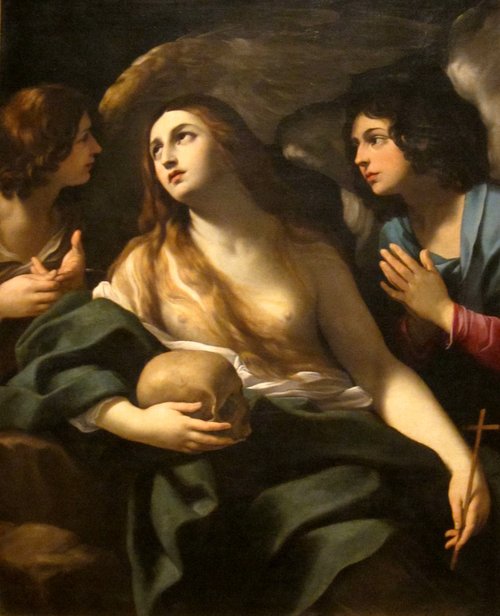 Marie Madeleine entre deux anges, 1600, Guido Reni
