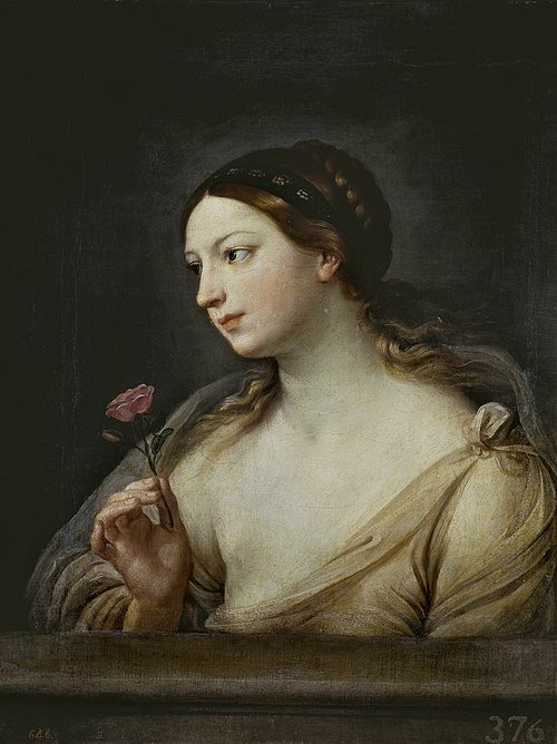 Girl with a Rose, 1630, Guido Reni