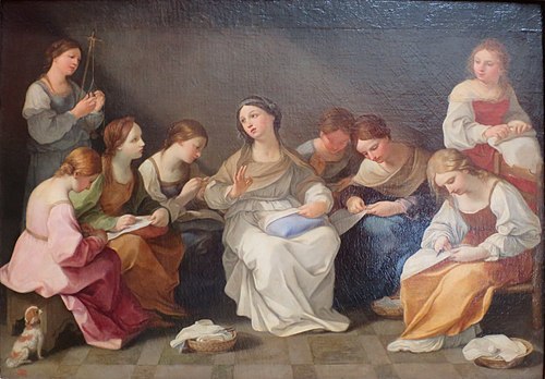 Education of the Virgin Mary, 1640, Guido Reni