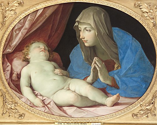 Maria, das Kind anbetend, 1641, Guido Reni