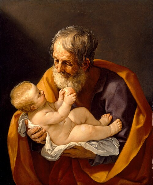 Saint Joseph and the Christ Child, 1640, Guido Reni