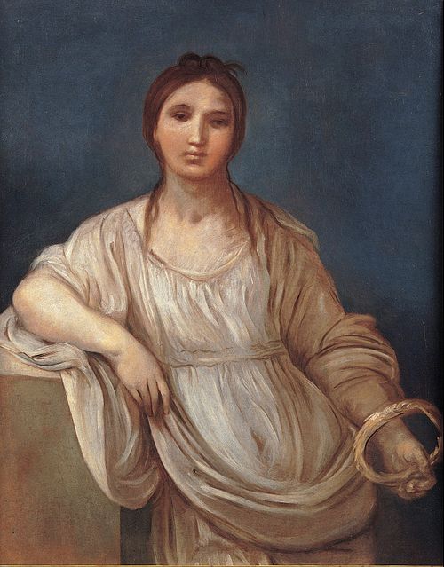 Portrait of girl with a crown, 1640, Guido Reni