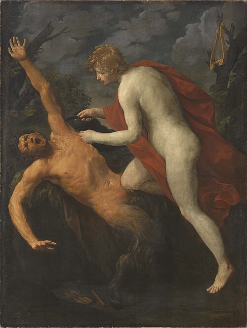 Apoll schindet Marsyas, 1633, Guido Reni