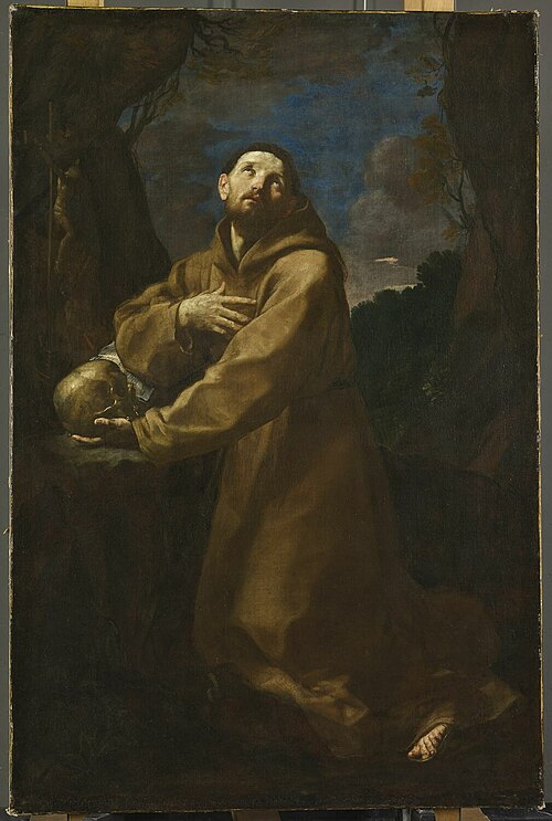 Saint François en méditation, 1612, Guido Reni