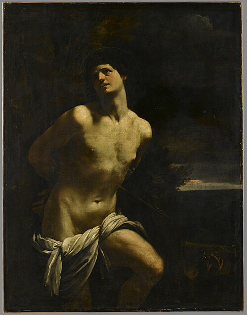 Saint Sébastien martyr, 1625, Guido Reni