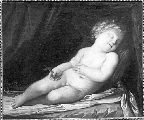 Das schlafende Jesuskind (Nachfolger), 1700, Guido Reni