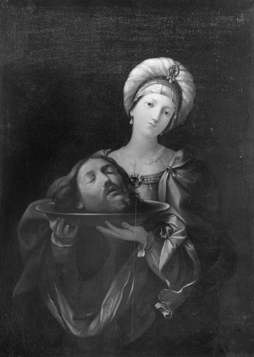 Herodias med Johannes huvud, , Guido Reni