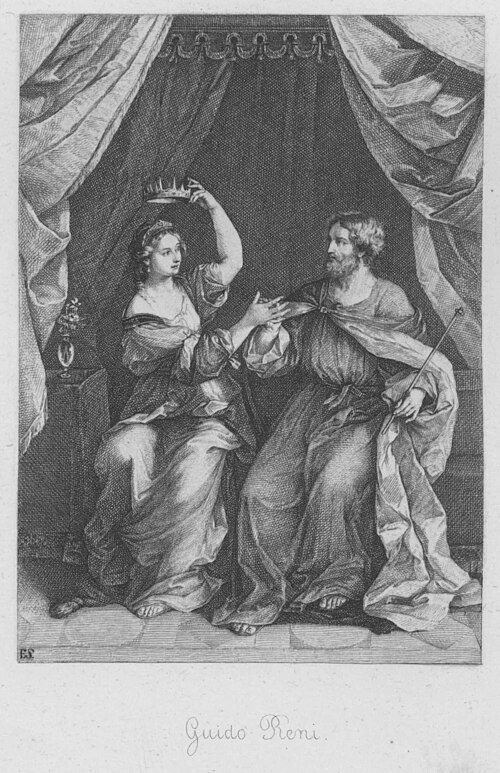 Ninus donnant sa couronne à Semiramis (toile), 1625, Guido Reni