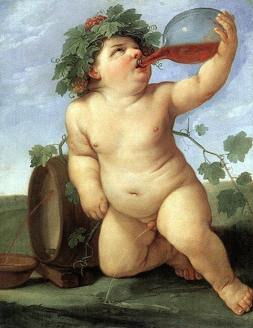 Drinking Bacchus, 1622, Guido Reni