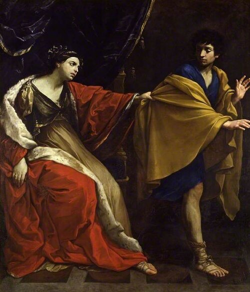Joseph and Potiphar's wife, 1625, Guido Reni
