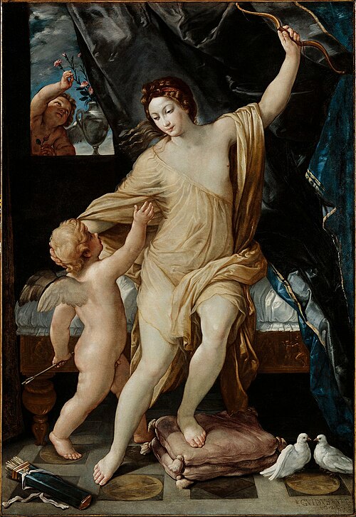 Venus and Cupid, 1626, Guido Reni