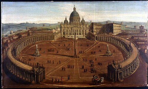 View of S. Peter's Place, 1800, Anonymous