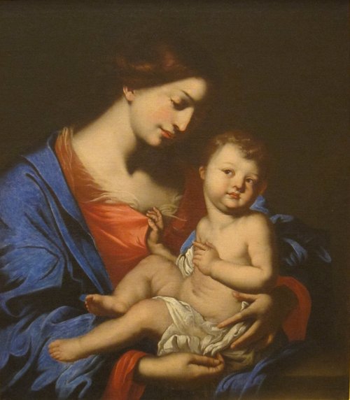 Vierge à l'Enfant, 1640, Pacecco de Rosa