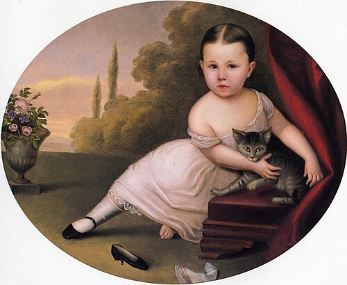 Young Girl with Cat, , Nicola Marschall
