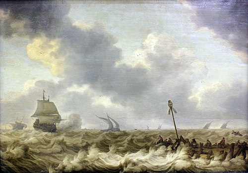 The storm, 1631, Simon de Vlieger