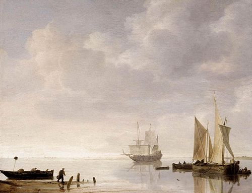 Coastal Scene, 1650, Simon de Vlieger