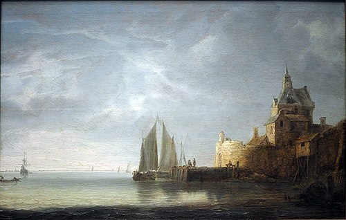 The Groothoofdspoort in Dordrecht, 1648, Simon de Vlieger
