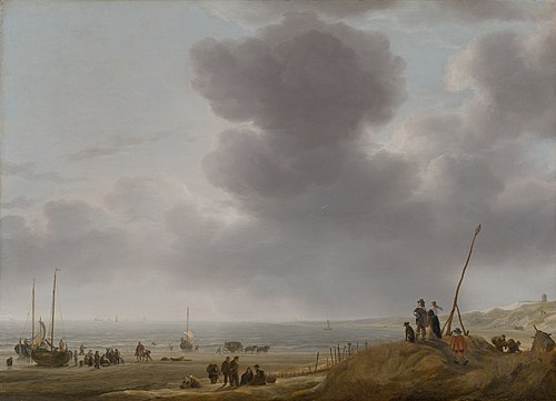 Beach View, 1643, Simon de Vlieger