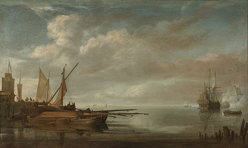 Calm Water, 1652, Simon de Vlieger