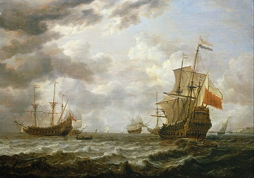 The Brederode off Hellevoetsluis, , Simon de Vlieger