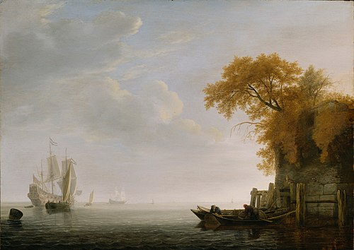A Calm Sea, 1642, Simon de Vlieger