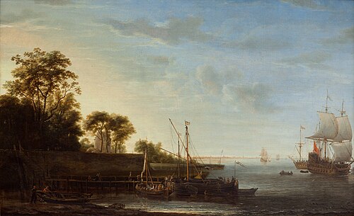 Coast by the Zuyder Zee, 1645, Simon de Vlieger